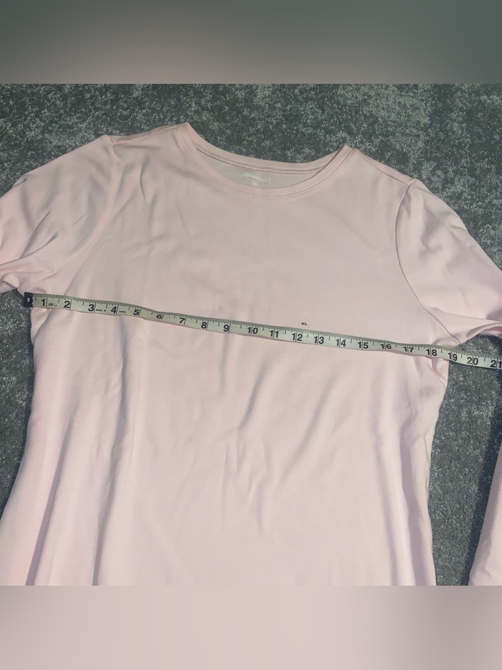 NWT Eddie Bauer Women's Long Sleeve Light Pink T-Shirt ladies XL - Picture 10 of 13